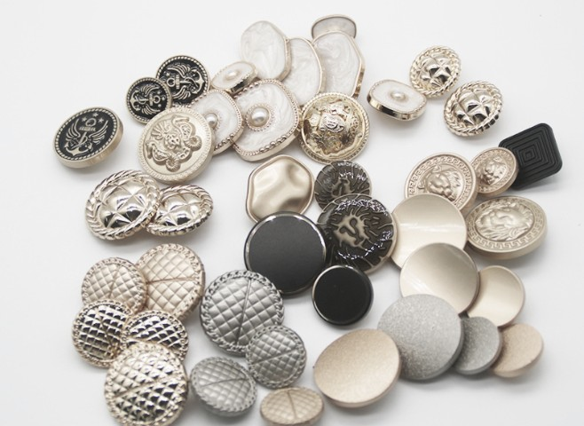 A collection of various buttons