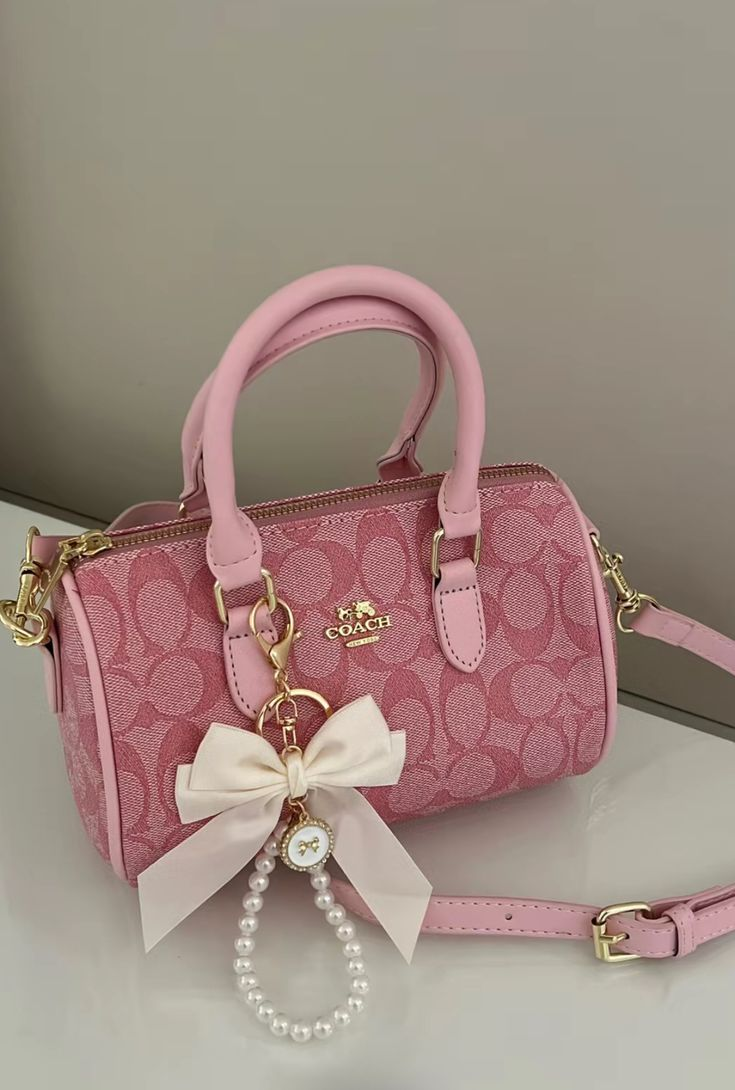 Pink Coach bag