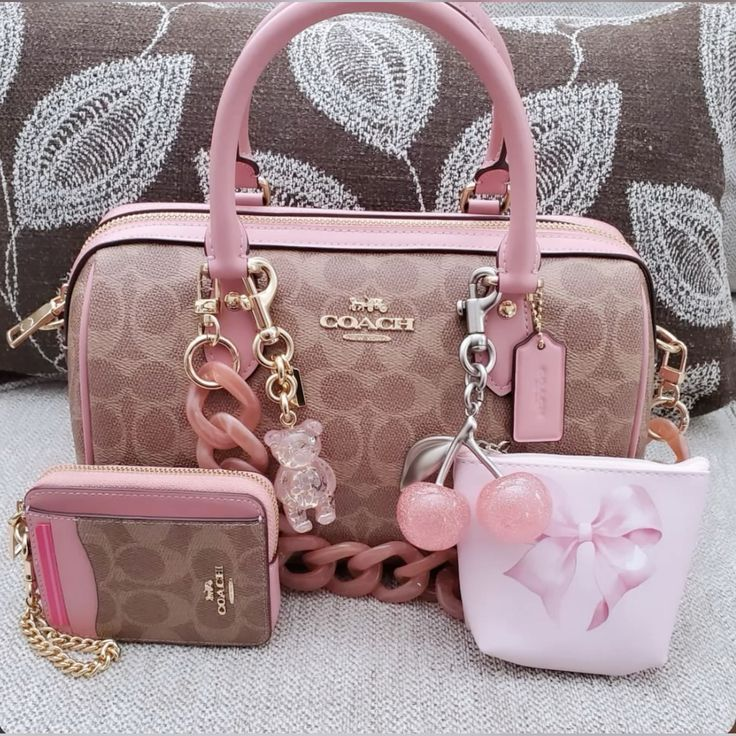 Pink Coach bags