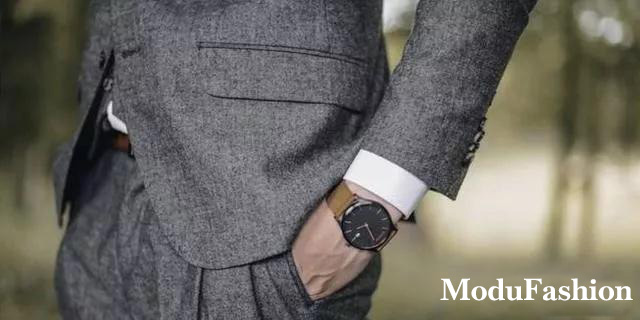 Custom apparel | Man in gray suit