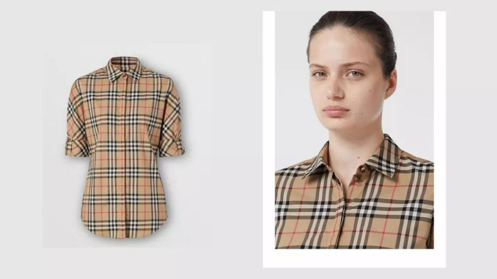 Exquisite womens shirt with fine stitching