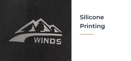 custom glove logo solution : Silicone Printing