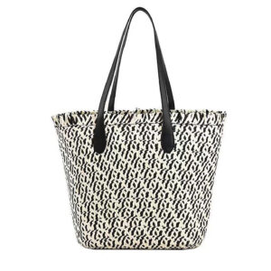 bucket straw bag for women in natural tones