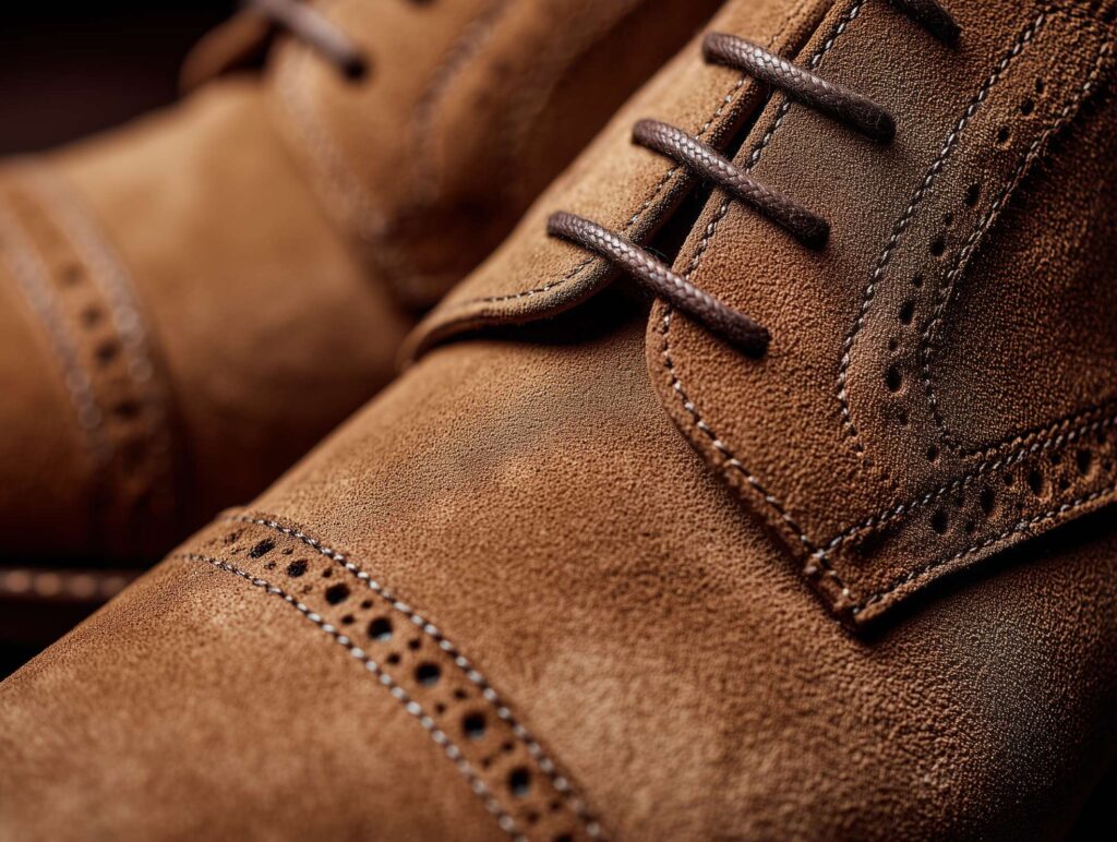 Suede Shoes close up