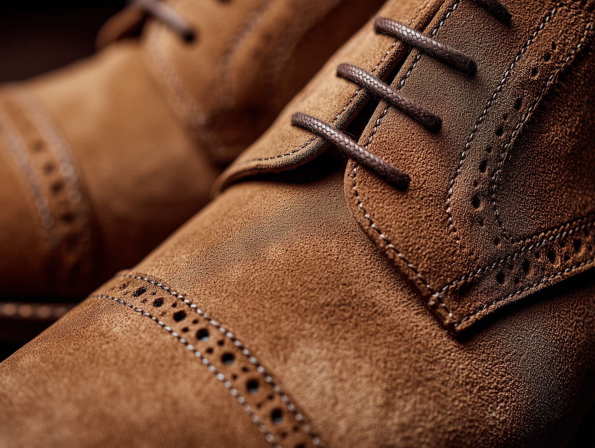 Suede Shoes close up