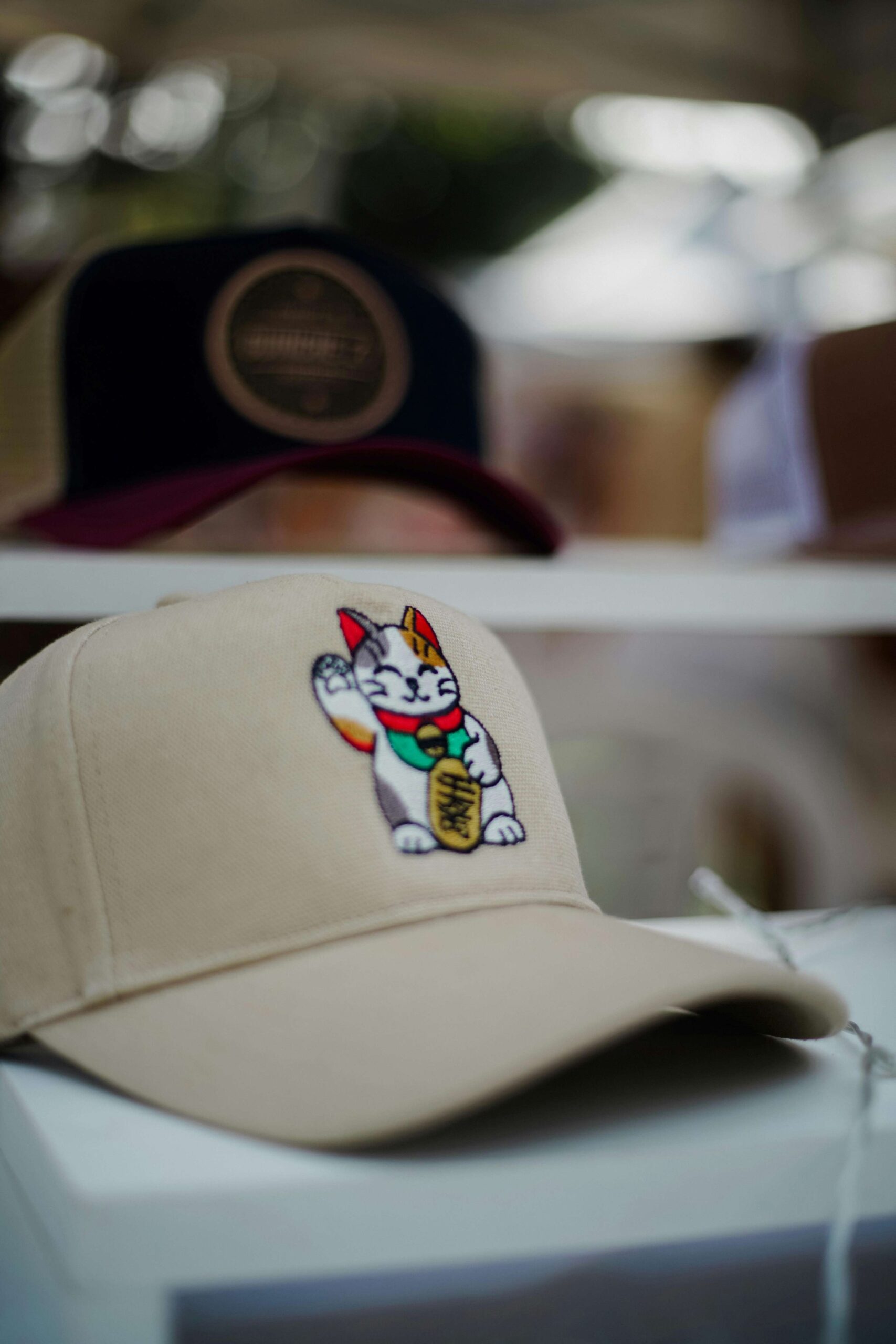 a baseball cap Photo by Elias Jara