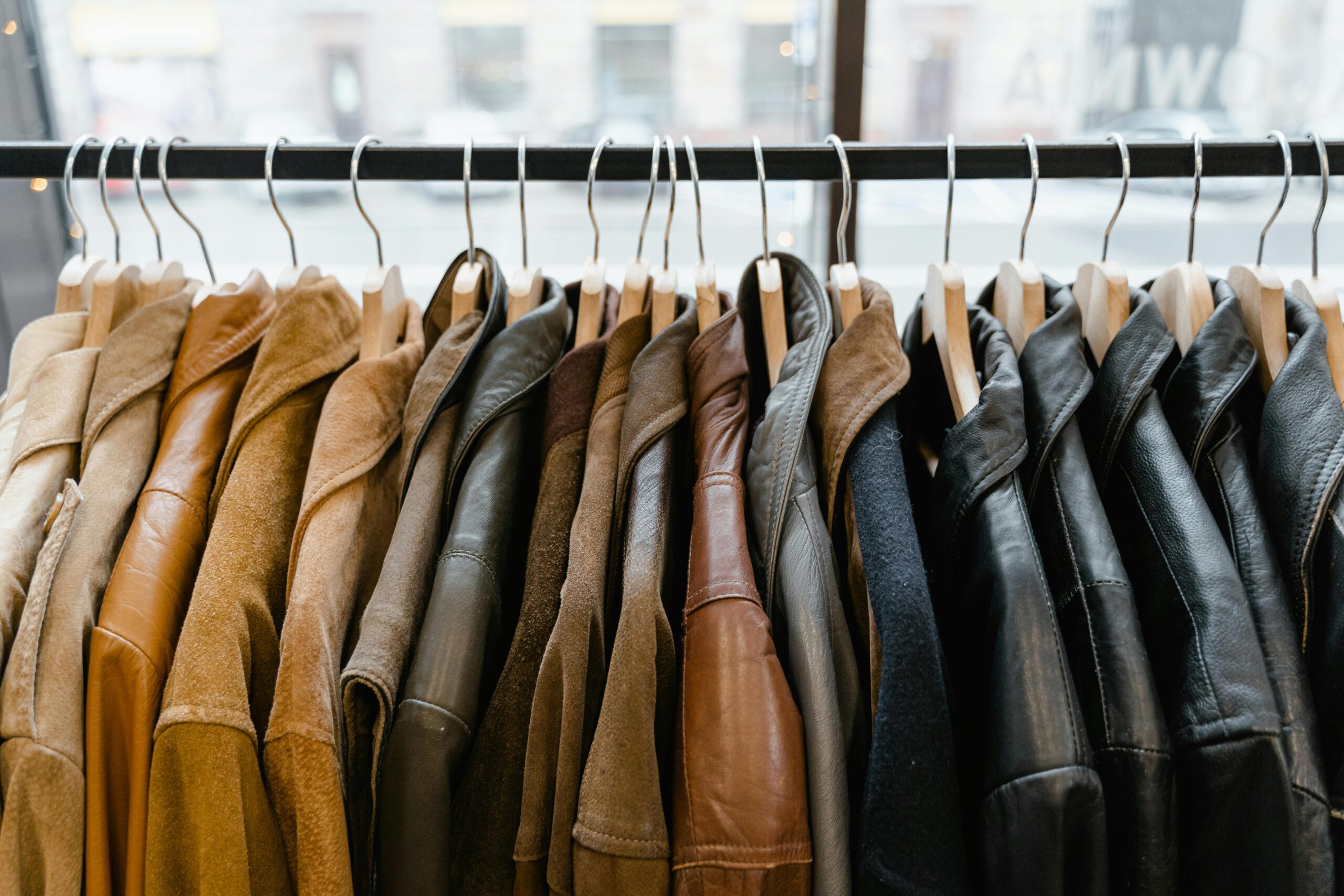 jackets-on-hangers Photo by MART PRODUCTION