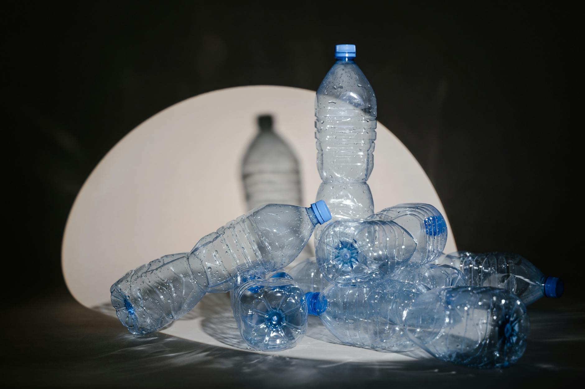 Process of turning recycled plastic bottles into polyester fabric-photo-by-pexels